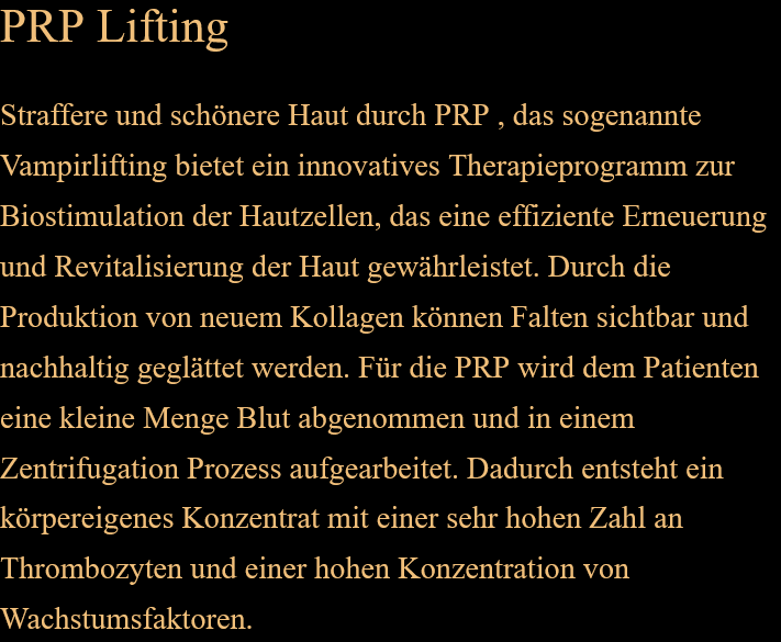 PRP Lifting